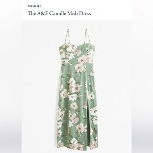 NWT Abercrombie and Fitch Camille Midi Dress